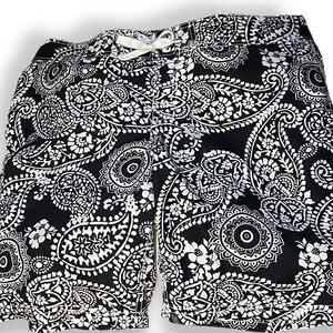 Okanu Surf paisley and tribal board shorts